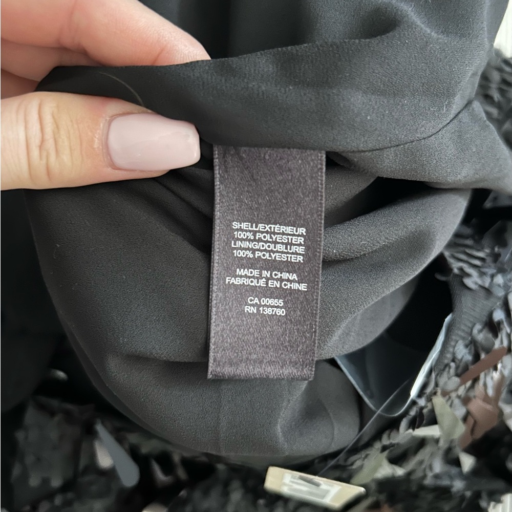 RW&CO. Black Sequin Skirt, NWT - Picture 4 of 7